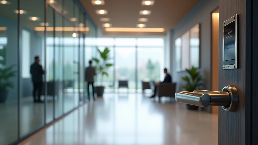 Office building entrance